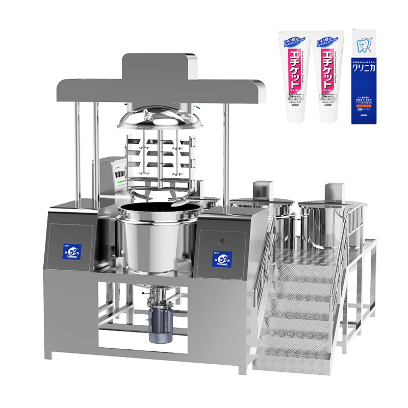 Vacuum emulsifying toothpaste machine 